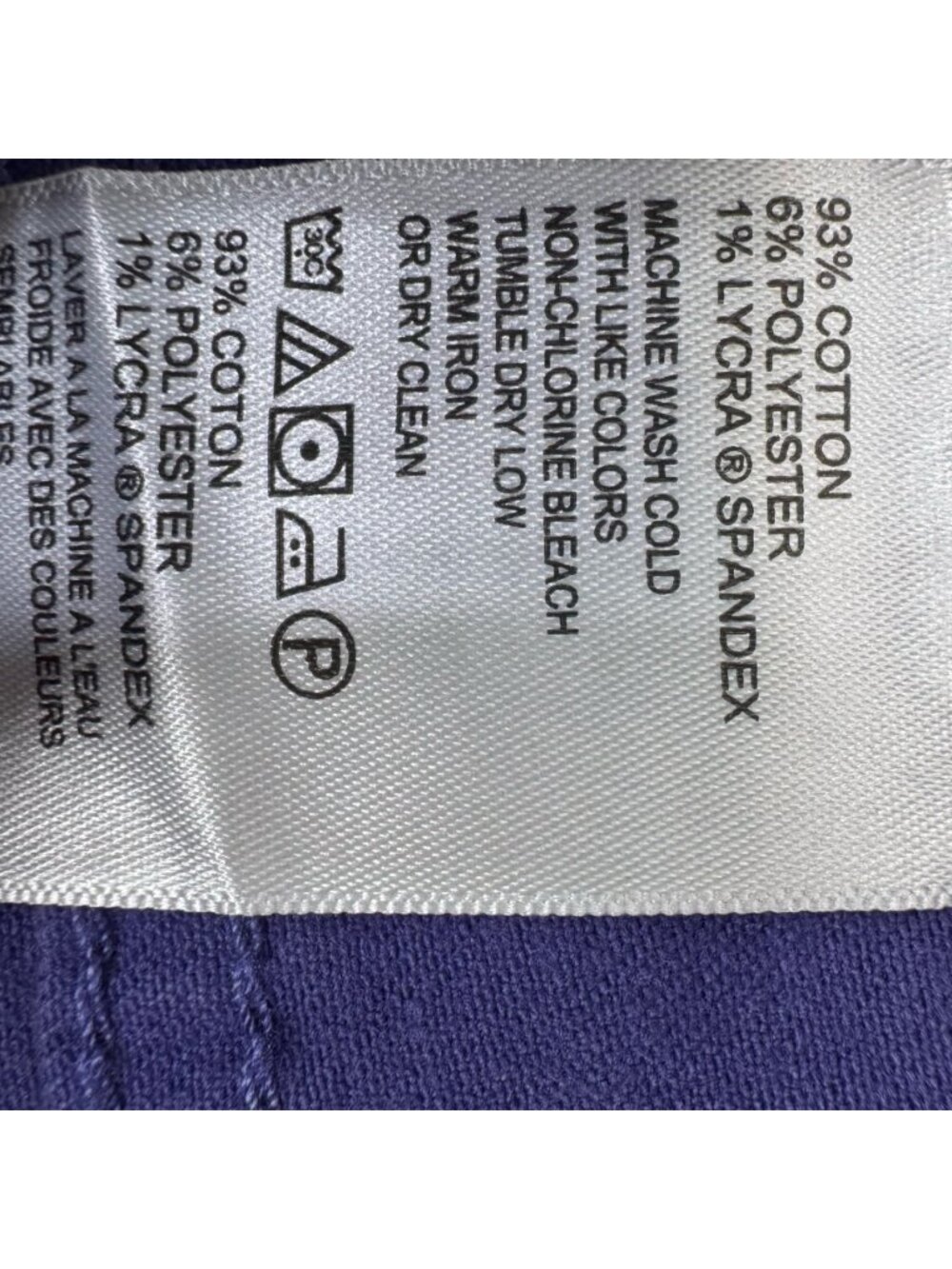 Denim Tommy Bahama Jeans 4 Gramercy Twill Ankle Blue Ribbon Purple MSRP $129 - Picture 5 of 10
